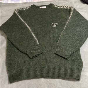 Apiece Apart Forest Green Crewneck Sweater: EXCELLENT CONDITION NO FLAWS